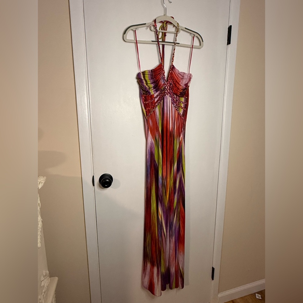 Cynthia Rowley multicolored braided‎ maxi dress - Picture 8 of 8